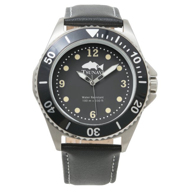 Gepunktet Eagle Ray Dive-Uhr Armbanduhr (Vorderseite)
