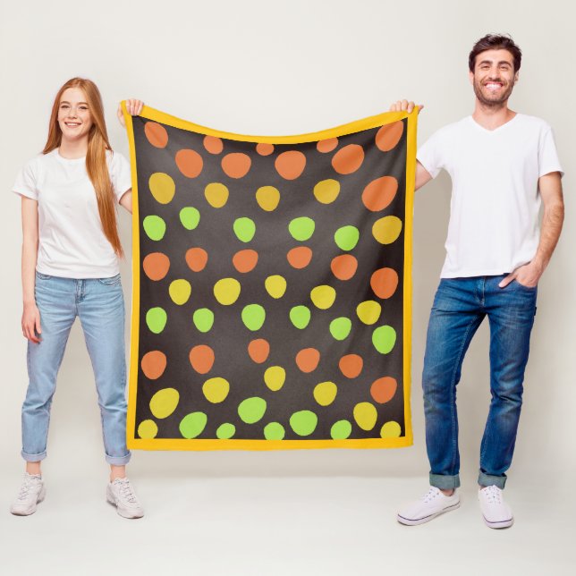 Gepunktet Fleece Blanket (Beispiel)