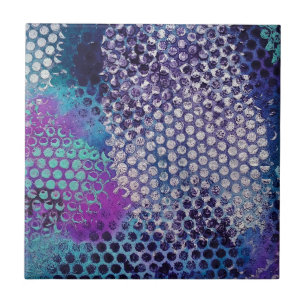 Gepunktet gepunkteter Abstrakter Spaß Fliese