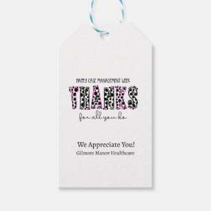 Gepunktet Happy Case Management Week Geschenkanhänger