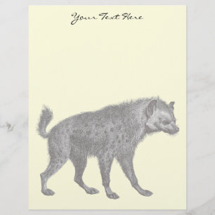 Gepunktet Hyena Letterhead
