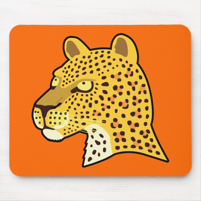 Gepunktet Leopard Mousepad (Vorne)