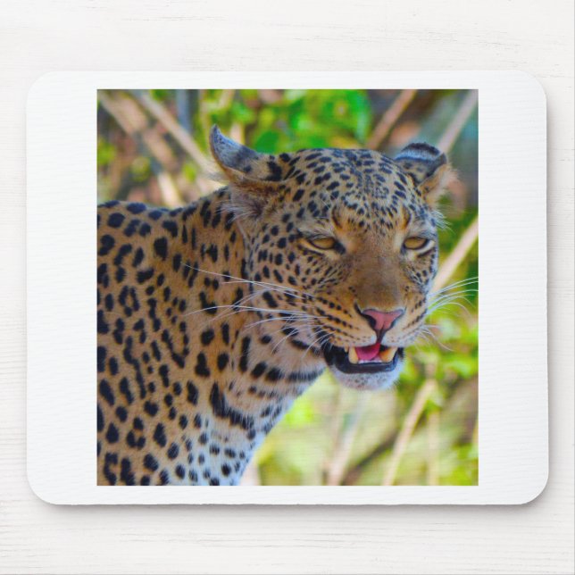 Gepunktet Leopard Mousepad (Vorne)