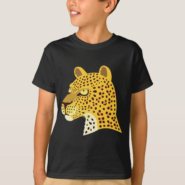 Gepunktet Leopard T-Shirt (Vorderseite)