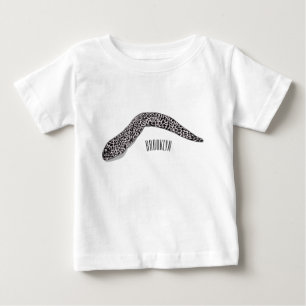 Gepunktete Abbildung des Cartoon Baby T-shirt