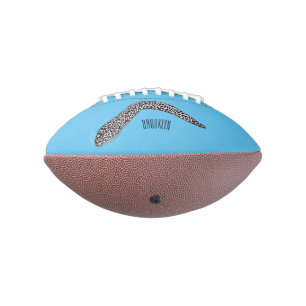 Gepunktete Abbildung des Cartoon Football