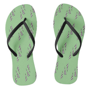 Gepunktete Dreiecke Flip Flops