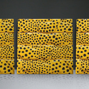 Gepunktete Faux-Relief-Glasur-Moderne Heimdekorati Fliese