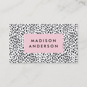 Gepunktete Geschäfts-Karten Visitenkarte