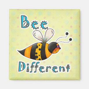 Gepunktete Hummel anders sein Magnet