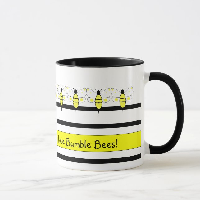 Gepunktete Hummeln-Tasse Tasse (Rechts)