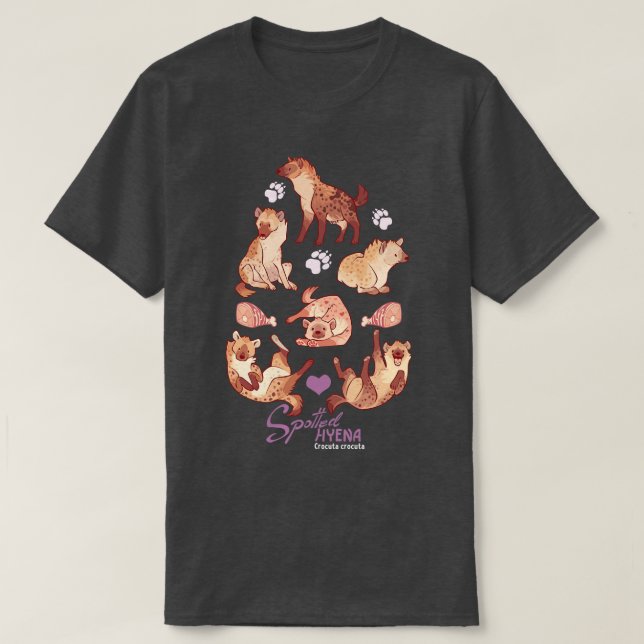 Gepunktete Hyäne T-Shirt (Design vorne)
