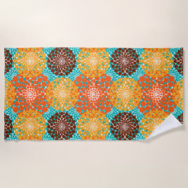 Gepunktete Kreise Strandtuch