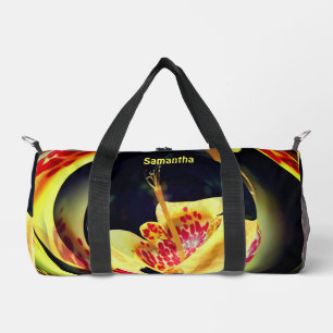 Gepunktete Liege Abstrakte Kunst Personalisiert Duffle Bag