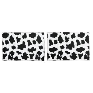 Gepunktete MOO-Kuh-Holländer-Holstein-Tier-Stellen Kissenbezug