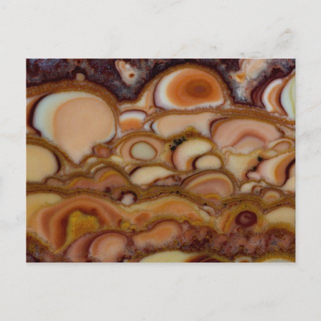 Gepunktete Onyx Postkarte (Vorderseite)