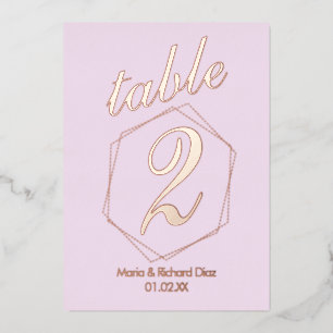 gepunktete Tischnummer an der Grenze