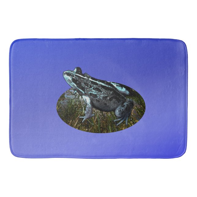 Gepunkteter Grasfrosch, Memory Foam Bathmat Badematte (Vorderseite)