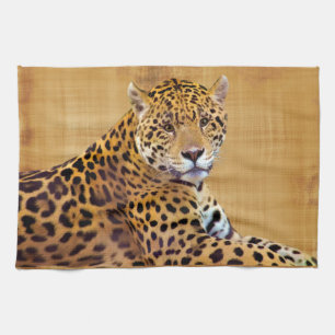 Gepunkteter Jaguar Big Cat-Liebhaber #Gift Geschirrtuch
