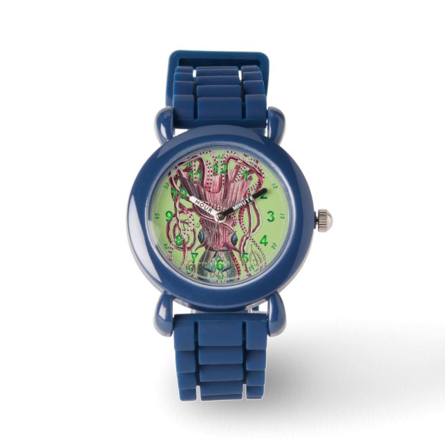 ‚Gepunkteter Kraken‘ Armbanduhr (Vorderseite)