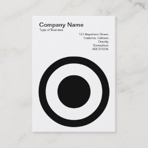 Gepunkteter Mittelkreis II Visitenkarte