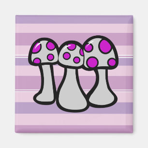 Gepunkteter Pilz Magnet