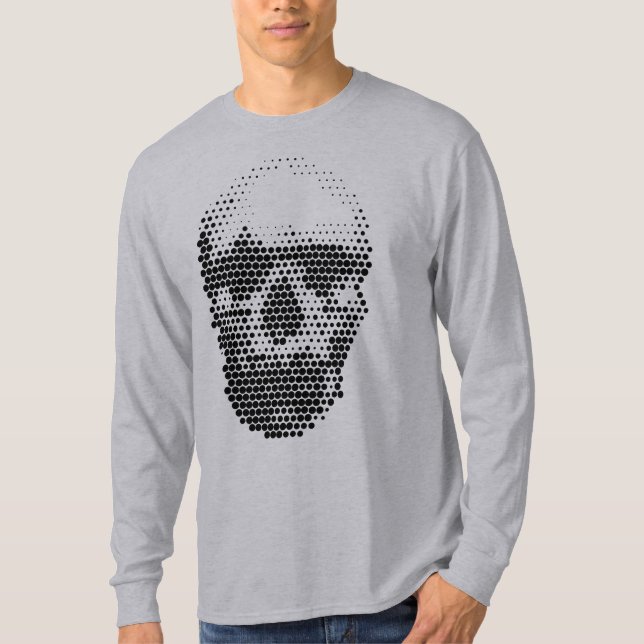 Gepunkteter Schädel T-Shirt (Vorderseite)