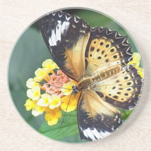 Gepunkteter Schmetterling Getränkeuntersetzer