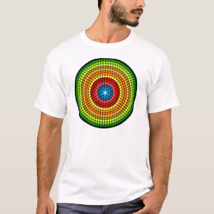 Gepunktetes abstraktes Mandala-Kunst-Design-65904 T-Shirt
