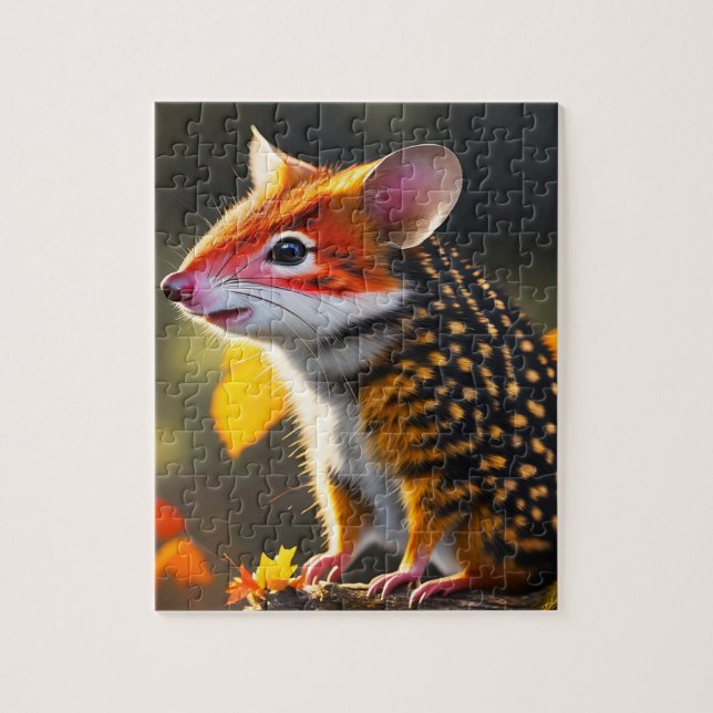 Gepunktetes australisches Quoll, Jigsaw Puzzle (Vertikal)