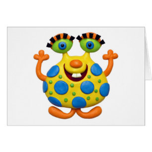 Gepunktetes gelbes Monster