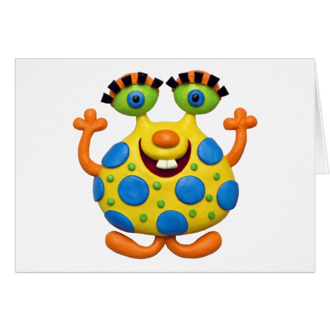 Gepunktetes gelbes Monster (Vorderseite (Horizontal))