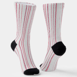 Gepunktetes gestreiftes Muster. Socken