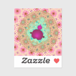 Gepunktetes Mandelbrot Set Fraktal Design Aufkleber