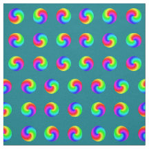 gepunktetes Muster der Regenbogenfarbkreise