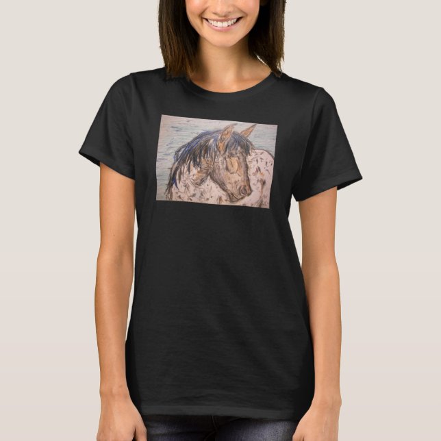 Gepunktetes Pferd T-Shirt (Vorderseite)