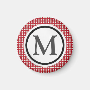 Gepunktetes Rot des Sternes Magnet