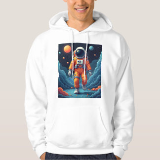 Gepunktetes Spaceman Men-Sweatshirt Hoodie