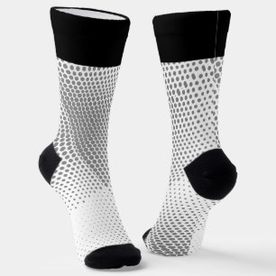 Gepunktetes Streifenmuster Socken