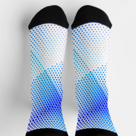 Gepunktetes Streifenmuster Socken