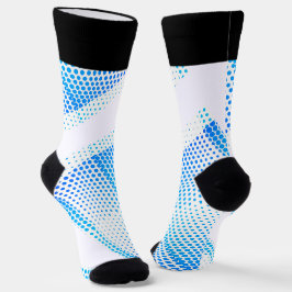 Gepunktetes Streifenmuster Socken