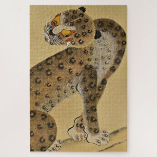 Gepunktetes Tiger Minhwa mit Magpie Puzzle