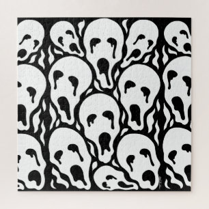 Gequälte Seelen seltsame Horror-Kunst Puzzle
