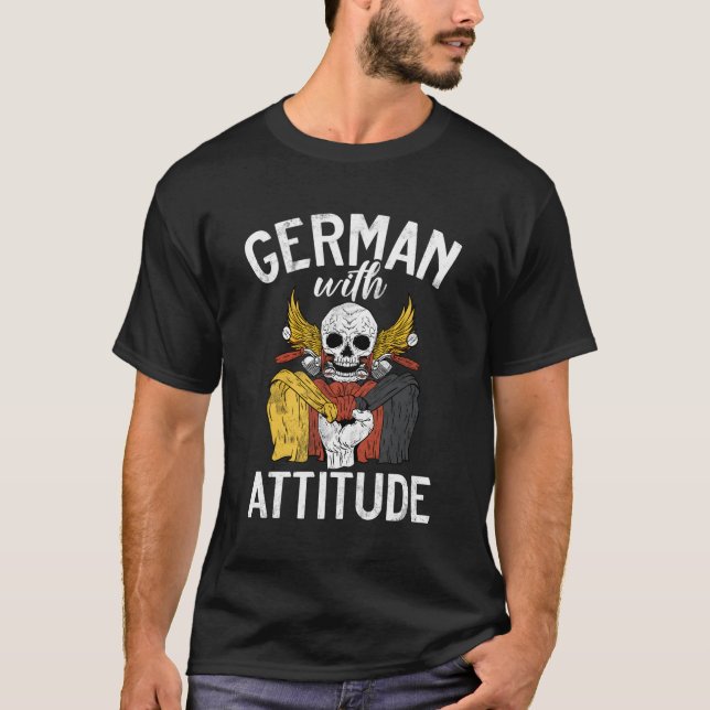 Ger mit Attitude Ger T-Shirt (Vorderseite)