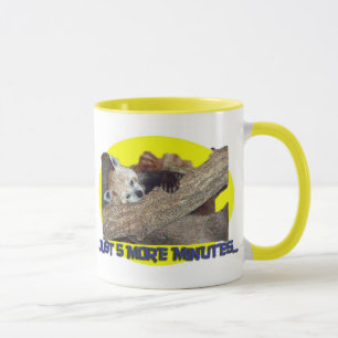 Gerade 5 weiterer Minute-… Schlafenroter Panda Tasse
