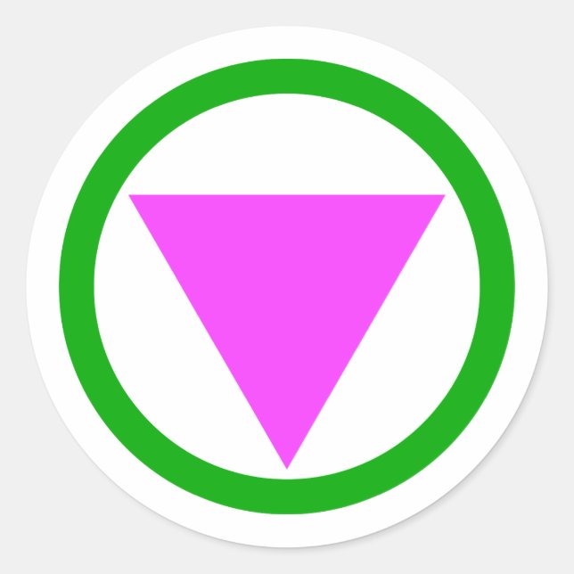 Gerade Alligasymbol Runder Aufkleber (Vorderseite)