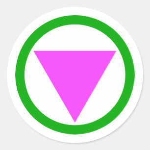 Gerade Alligasymbol Runder Aufkleber