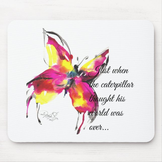 Gerade als er dachte, war seine Welt über… Mousepad (Vorne)