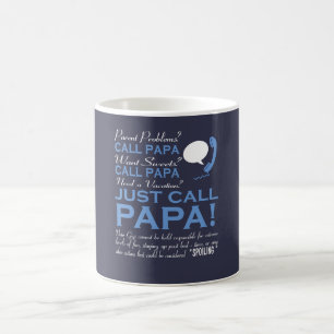 Gerade Anruf Papa Kaffeetasse