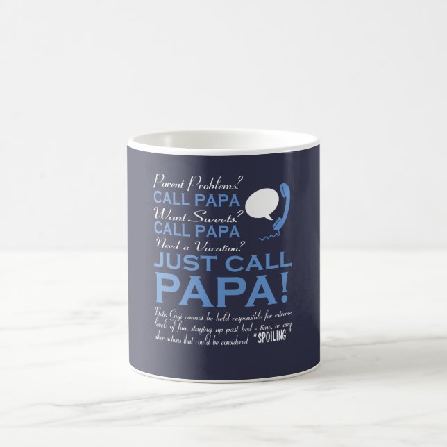 Gerade Anruf Papa Kaffeetasse (Mittel)